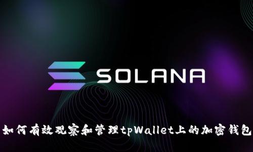 如何有效观察和管理tpWallet上的加密钱包