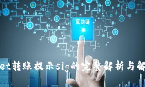 tpWallet转账提示sig的完整解析与解决方案