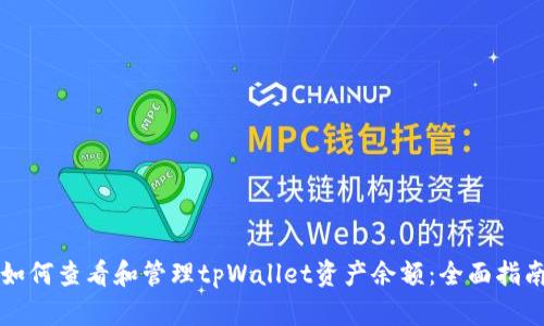 如何查看和管理tpWallet资产余额:全面指南